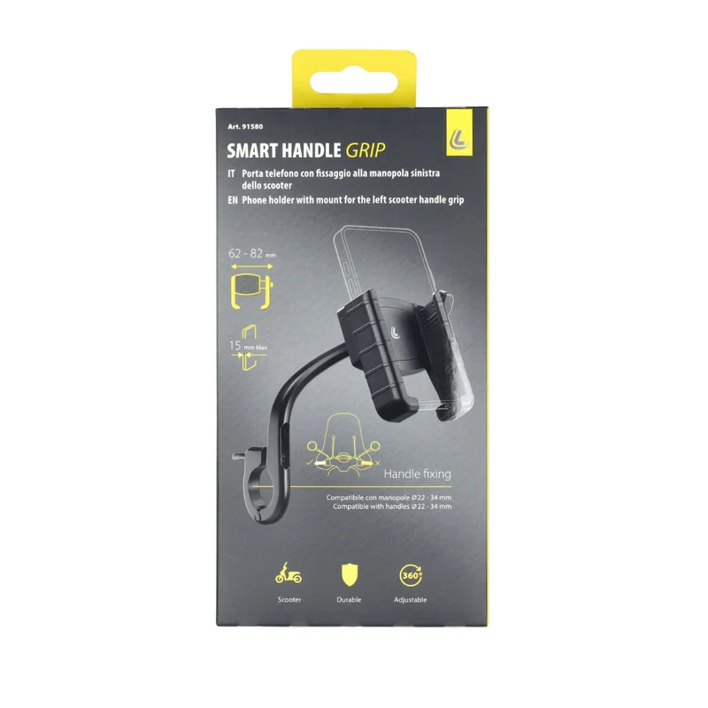 Support de téléphone Lampa Support de poignée gauche Scooter/Fatbike