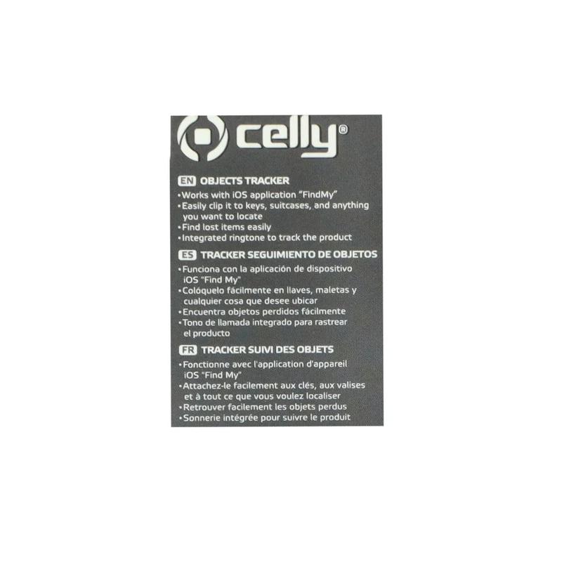 Smartfinder Celly Tracker Airtag Noir Fatbike