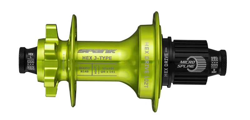 Moyeu arrière Spank HEX J-Type Boost R148 HG, 102T, 32H