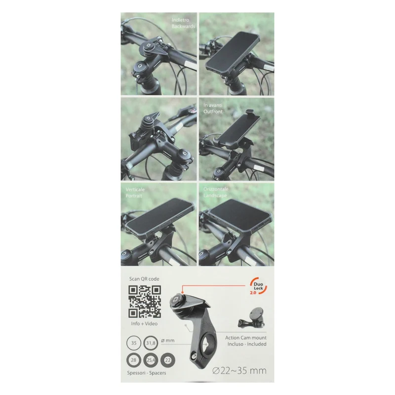Adaptateur Lampa support de coque de téléphone 22-35MM Fatbike