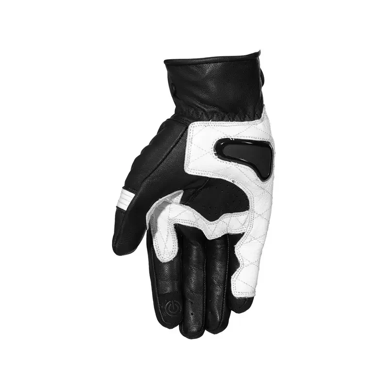 Gants moto été homme - Calvin noir et blanc