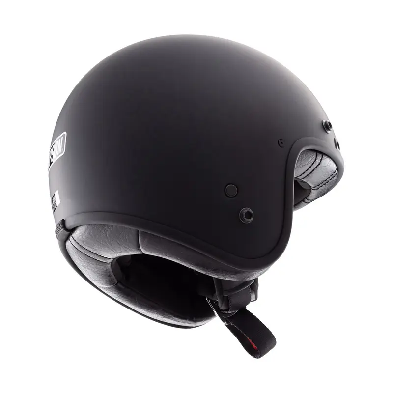 Casque jet moto - Chopper Noir Mat