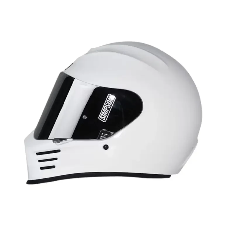 Casque moto intégral - Speed blanc