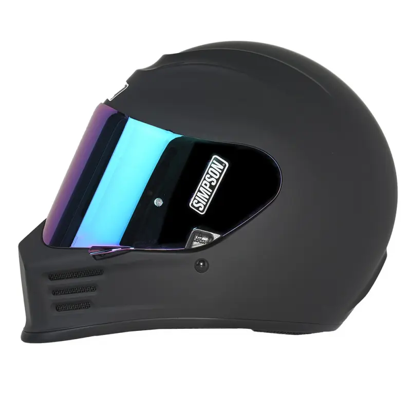 Casque moto intégral - Speed noir mat