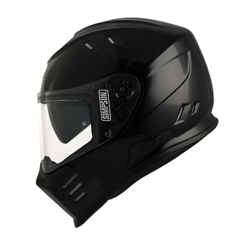 Casque moto intégral - Venom noir métallisé