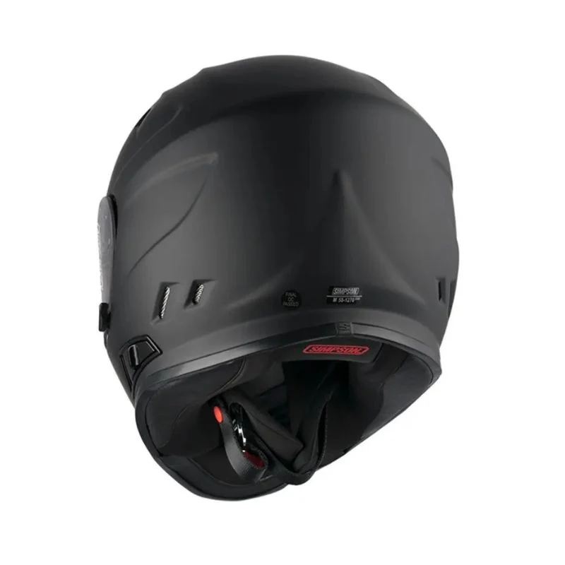 Casque moto intégral - Venom noir mat