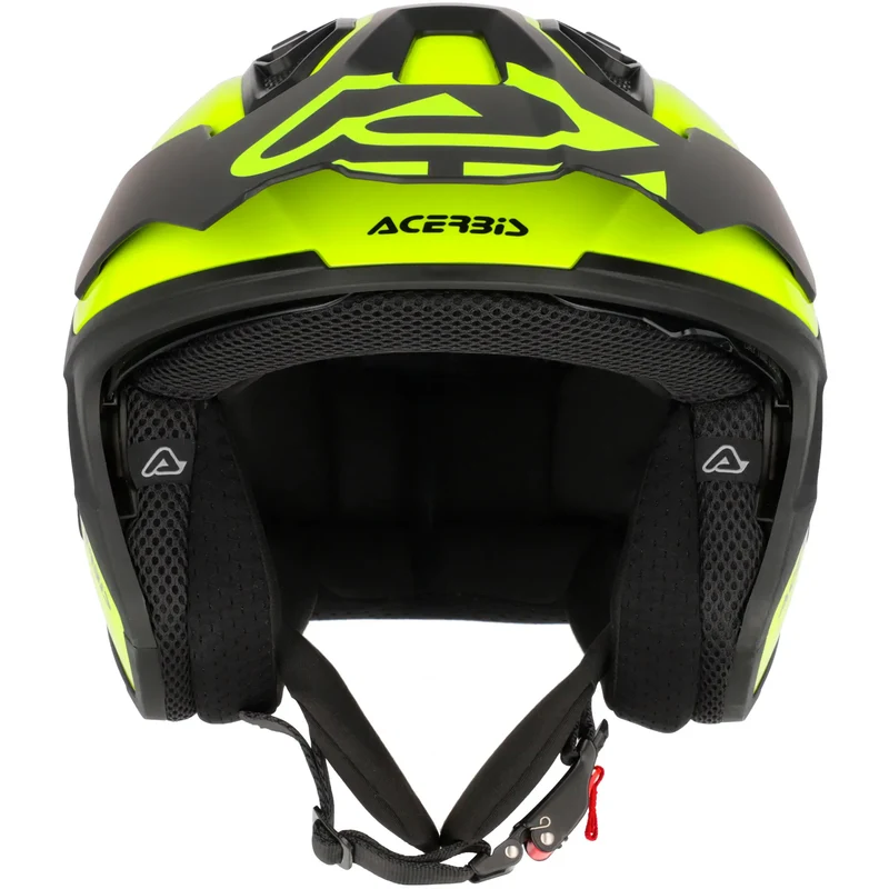 Casco Acerbis Jet Aria Evo Solid - Amarillo Fluo Brillo