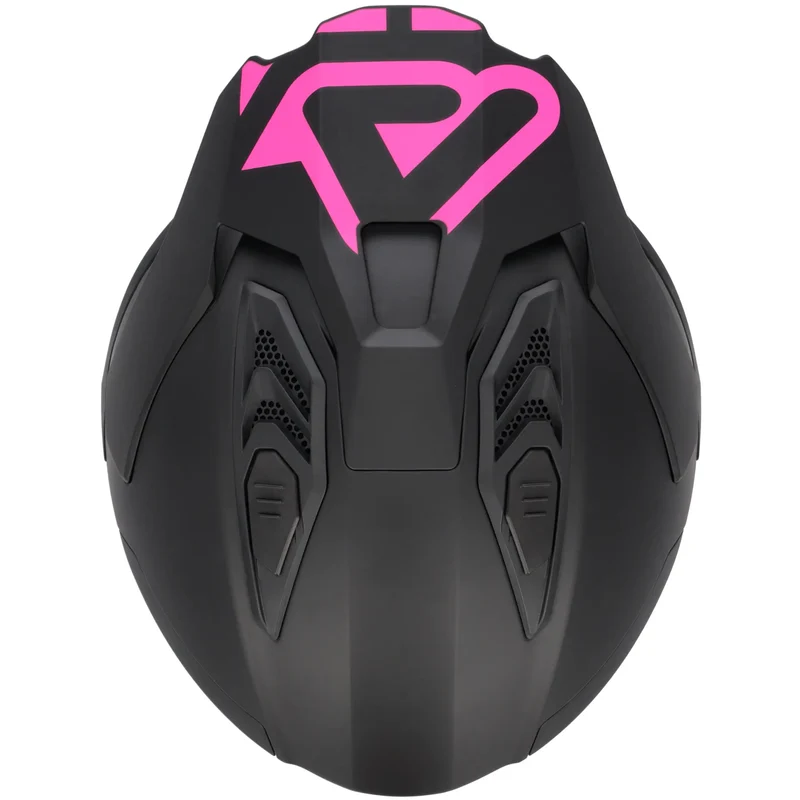 Casco Acerbis Jet Aria Evo Solid - Negro/Rosa Mate