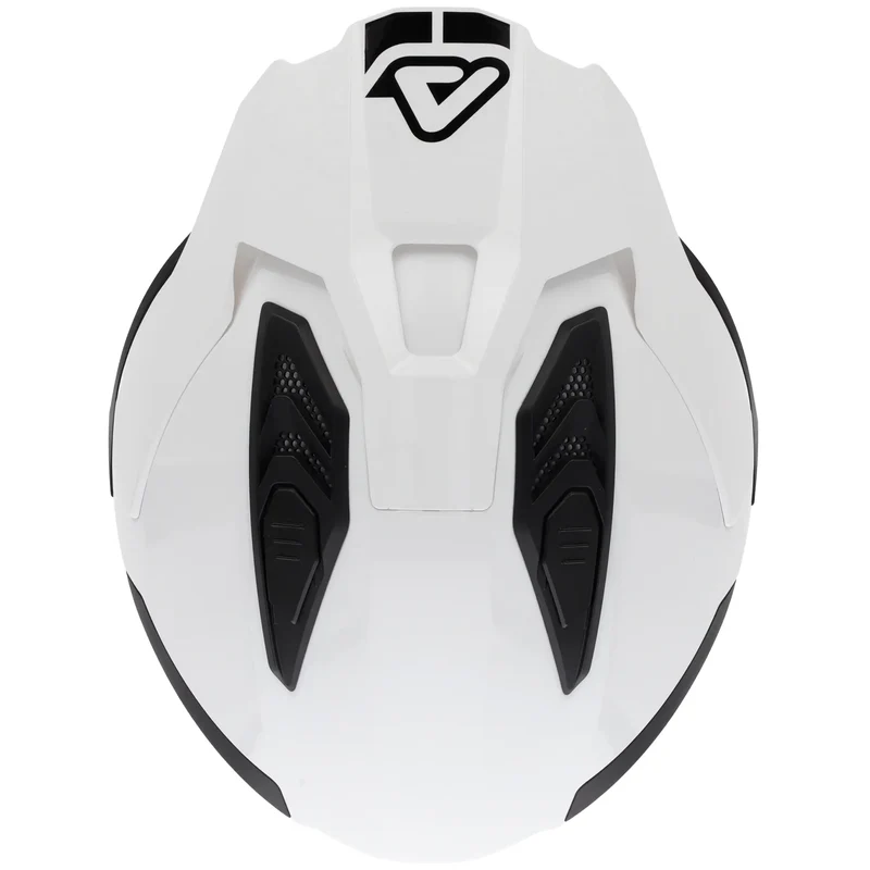 Casco Acerbis Jet Aria Evo Solid - Blanco Brillo