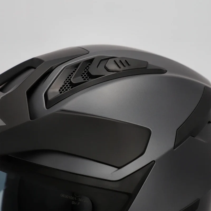 Casco Acerbis Jet Aria Evo Metallic - Titanio Mate