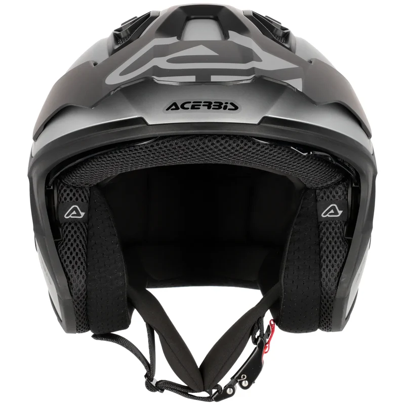 Casco Acerbis Jet Aria Evo Metallic - Plata Mate