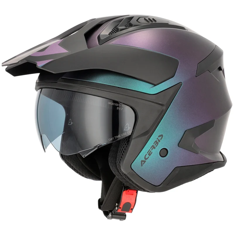 Casco Acerbis Jet Aria Evo Metallic - Chameleon Mate