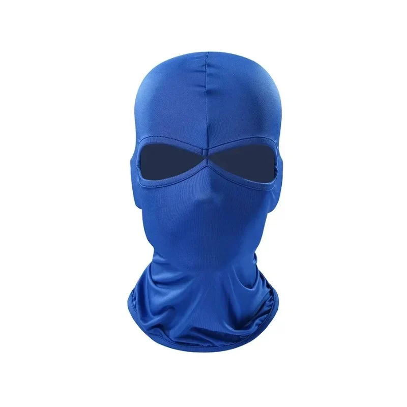 Cagoule moto - Bleue polyester