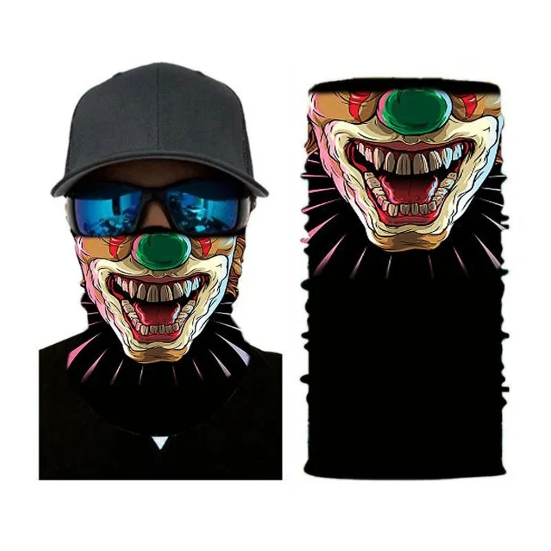 Tour de cou moto - Clown nez vert