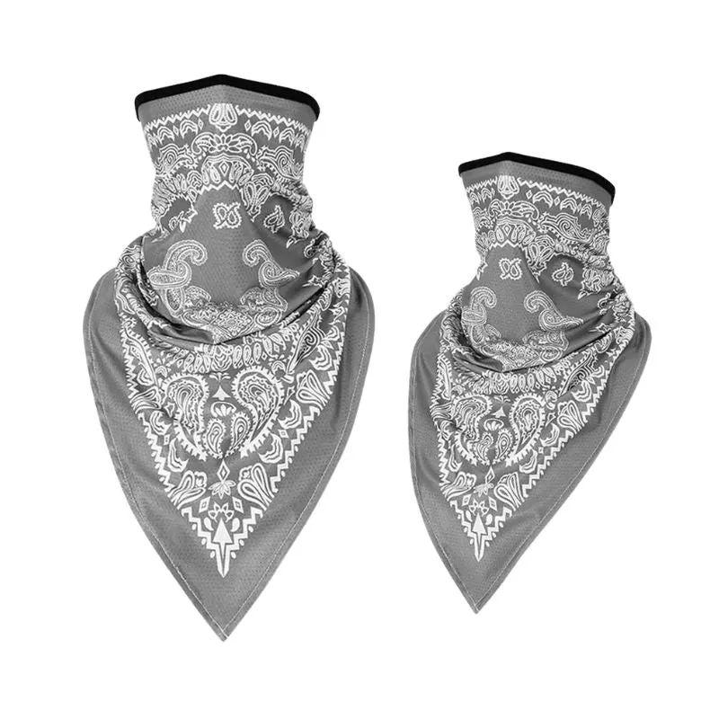 Tour de cou moto - Bandanas gris clair