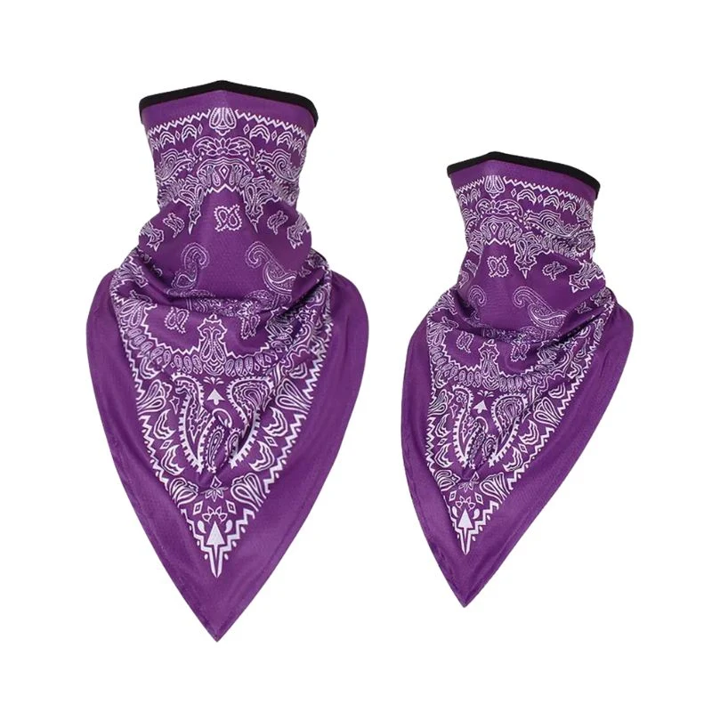 Tour de cou moto - Bandanas violets