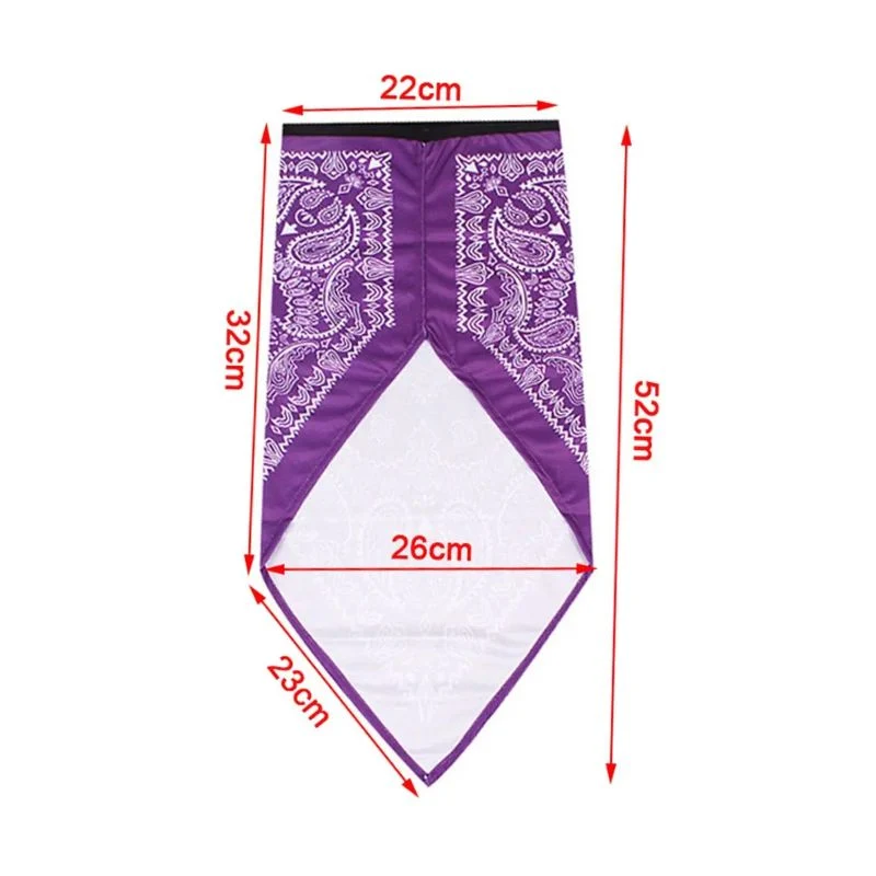 Tour de cou moto - Bandanas violets