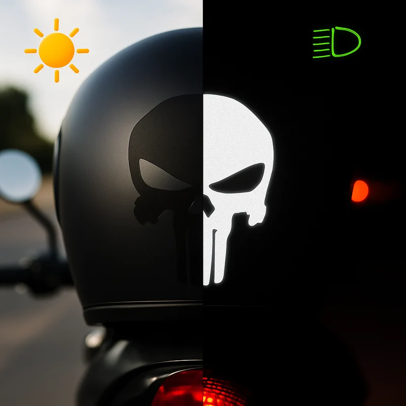 Sticker 3M™ - PUNISHER - Rétro réfléchissant 🇫🇷