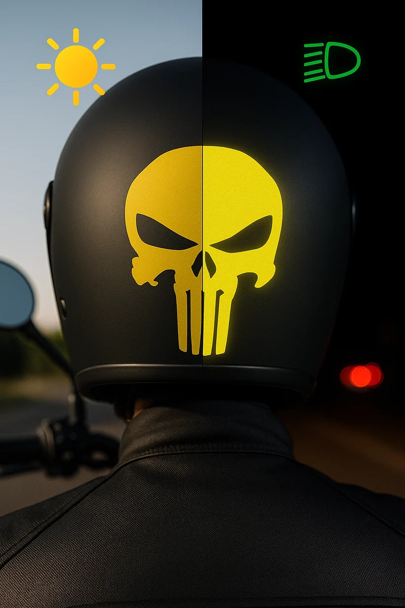 Sticker 3M™ - PUNISHER - Rétro réfléchissant 🇫🇷