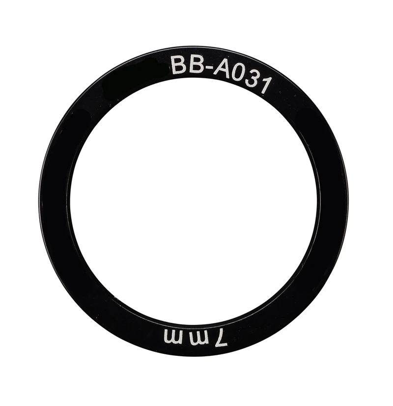 3x Spacer aluminium de boîtier de pédalier 38x30x7mm Elvedes