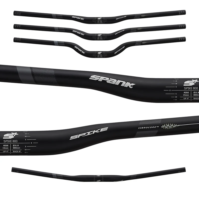 Cintre Spank Spike 800 Vibrocore, rise 30mm, noir/gris LTD