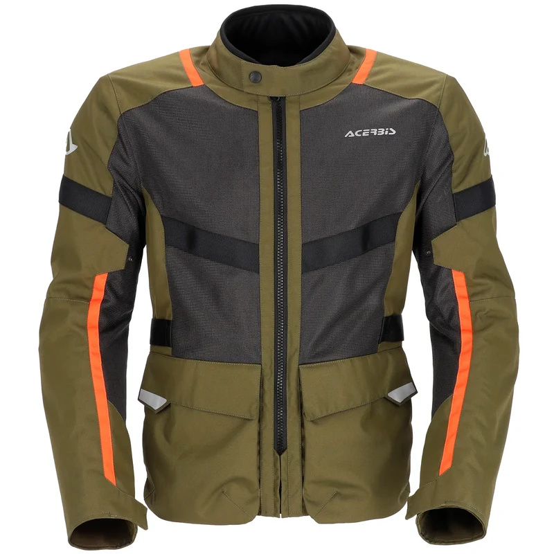Chaqueta Acerbis CE Ramsey Vented Long Man - Verde/Naranja
