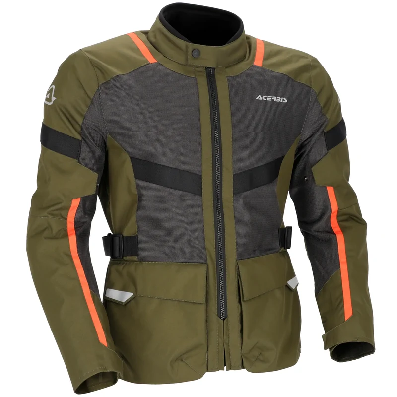 Chaqueta Acerbis CE Ramsey Vented Long Man - Verde/Naranja