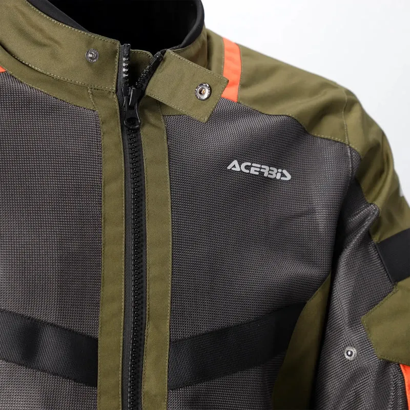 Chaqueta Acerbis CE Ramsey Vented Long Man - Verde/Naranja