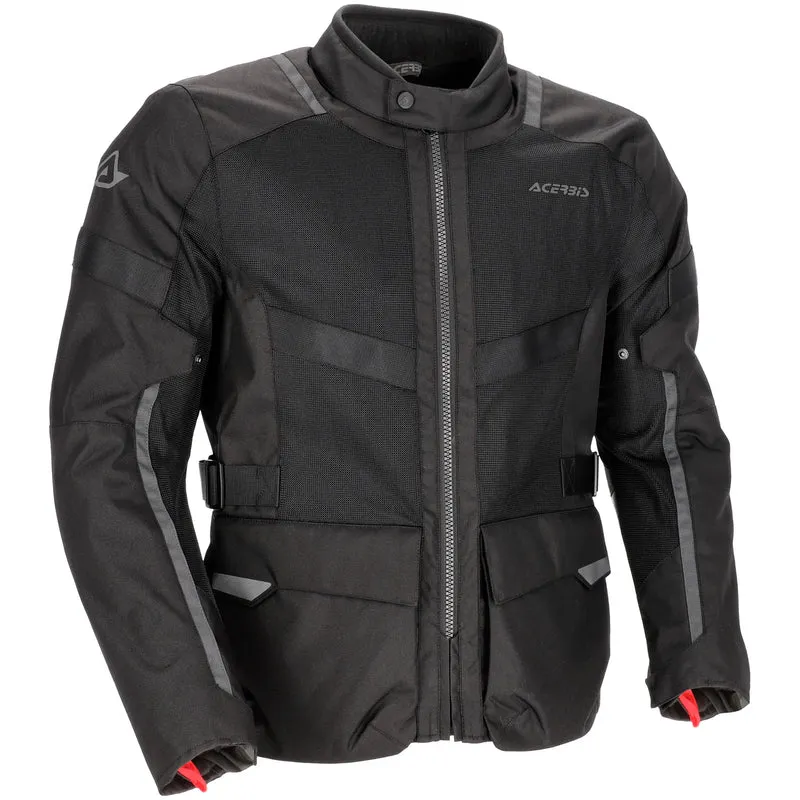 Chaqueta Acerbis CE Ramsey Vented Long Man - Negro
