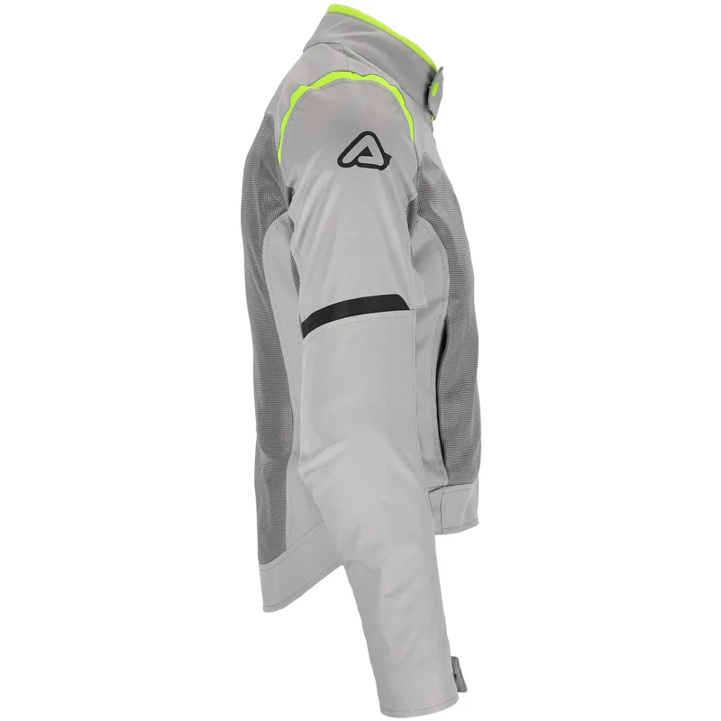 Chaqueta Acerbis CE Ramsey My Vented 2.0 Lady - Gris/Amarillo
