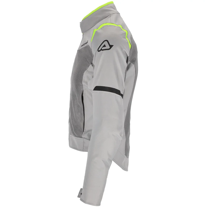 Chaqueta Acerbis CE Ramsey My Vented 2.0 Lady - Gris/Amarillo