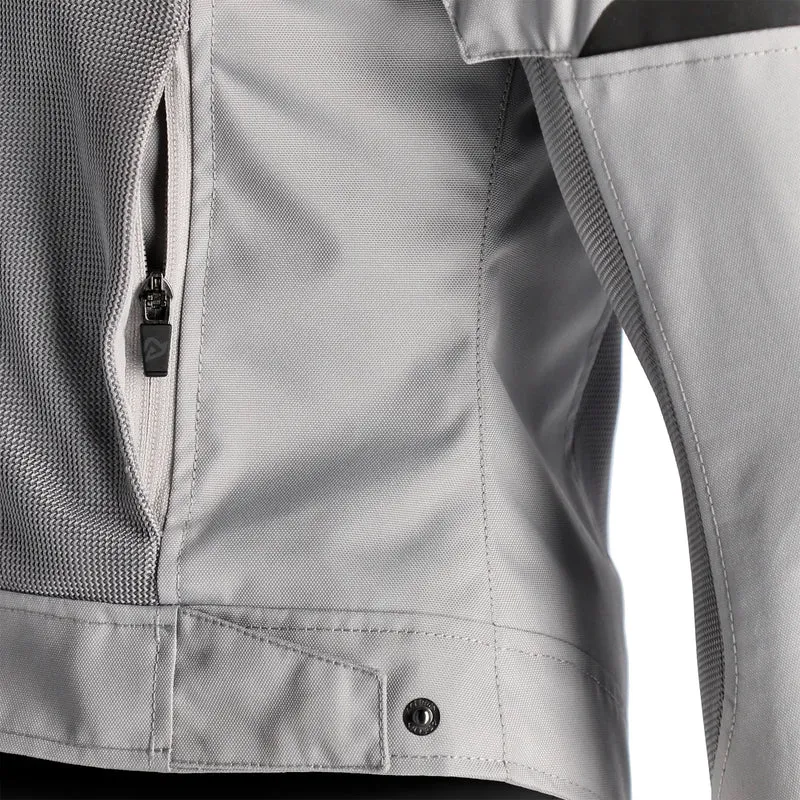 Chaqueta Acerbis CE Ramsey My Vented 2.0 Lady - Gris/Amarillo