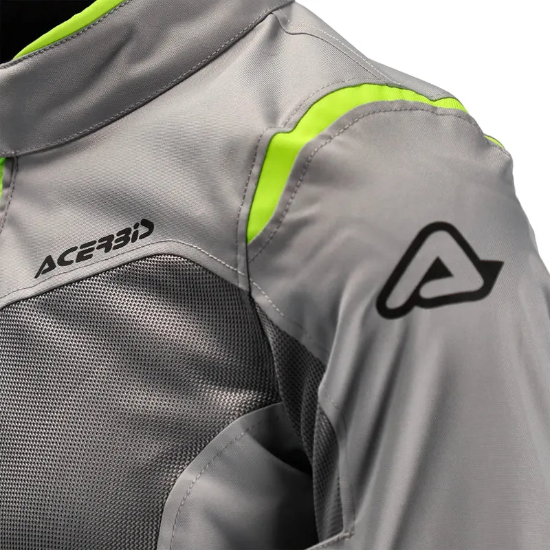 Chaqueta Acerbis CE Ramsey My Vented 2.0 Lady - Gris/Amarillo