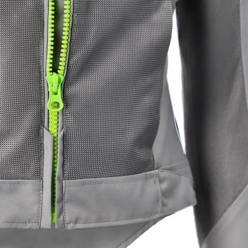 Chaqueta Acerbis CE Ramsey My Vented 2.0 Lady - Gris/Amarillo