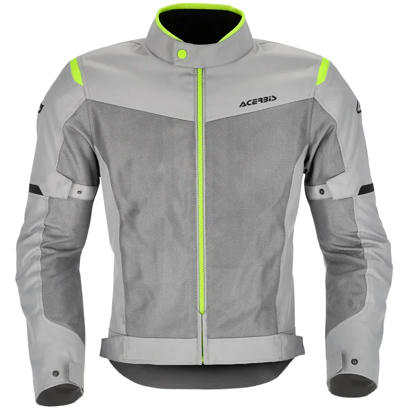 Chaqueta Acerbis CE Ramsey My Vented 2.0 Man - Gris/Amarillo