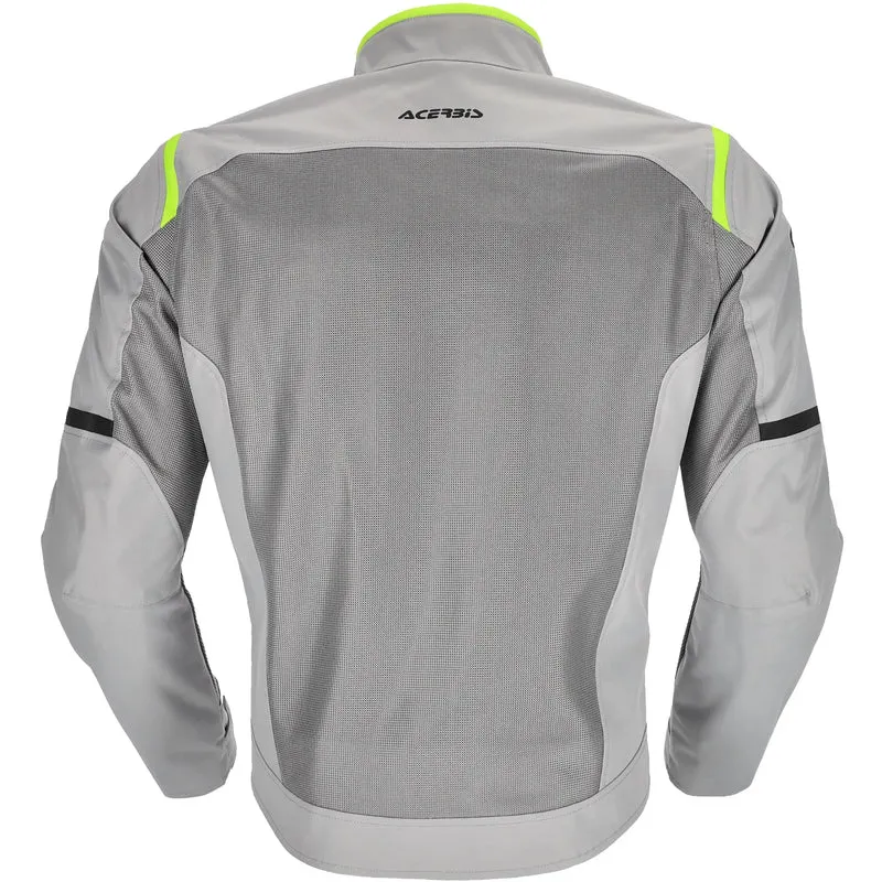 Chaqueta Acerbis CE Ramsey My Vented 2.0 Man - Gris/Amarillo