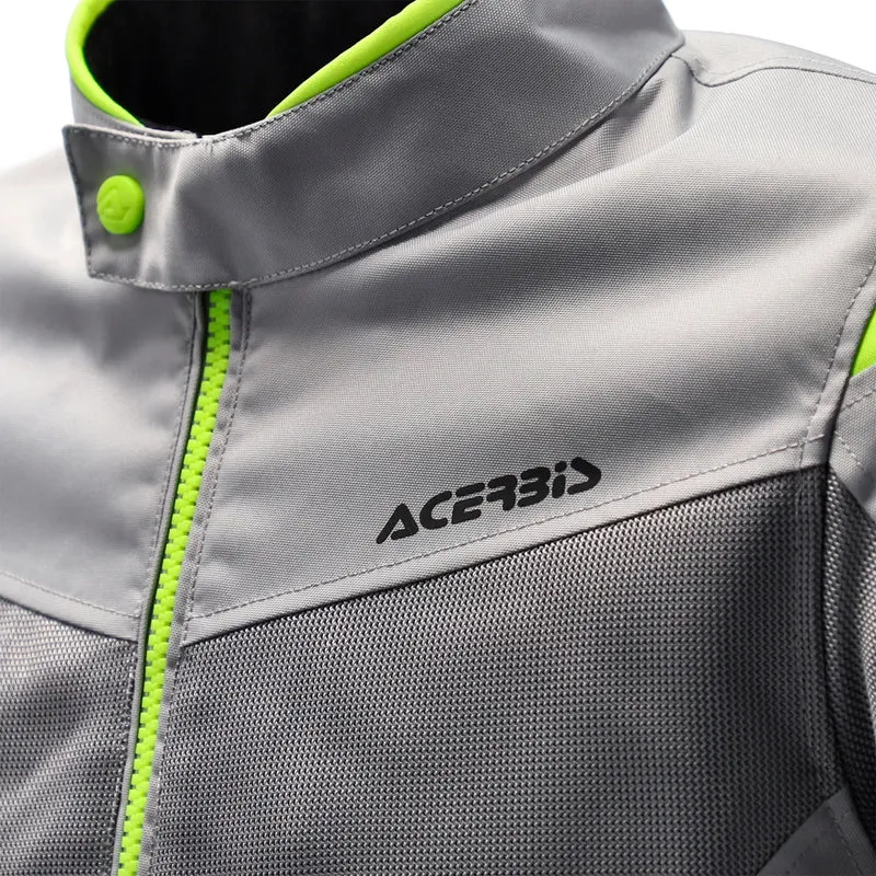 Chaqueta Acerbis CE Ramsey My Vented 2.0 Man - Gris/Amarillo