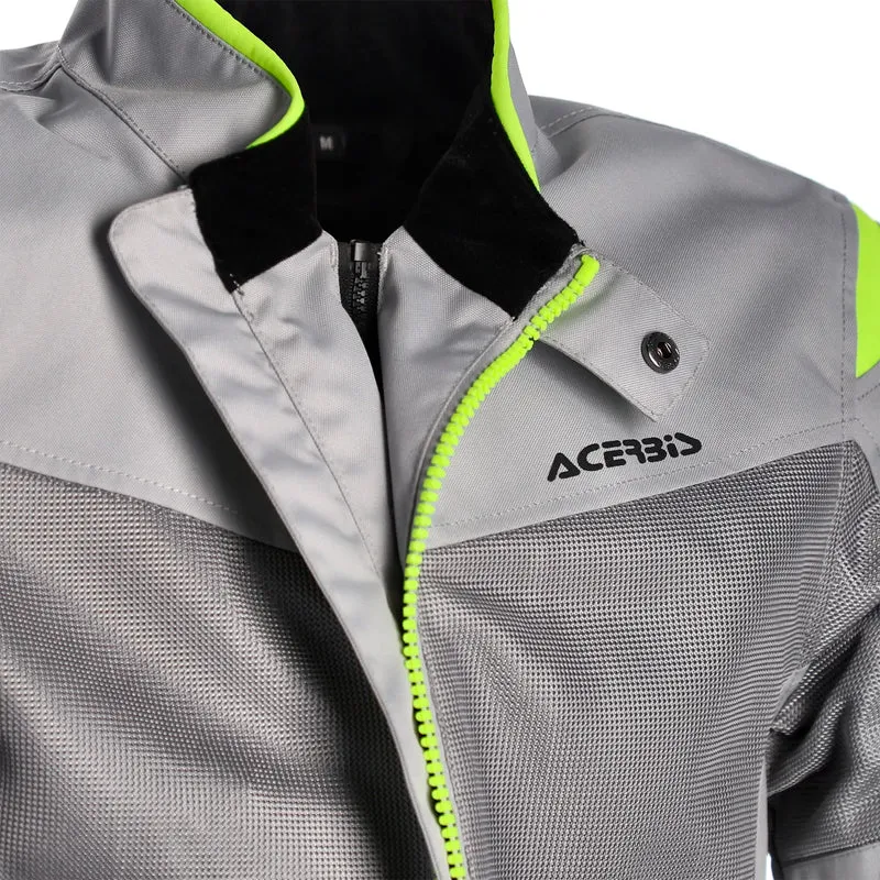 Chaqueta Acerbis CE Ramsey My Vented 2.0 Man - Gris/Amarillo