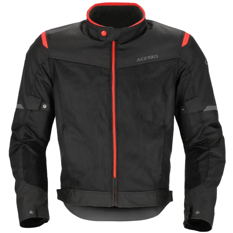 Chaqueta Acerbis CE Ramsey My Vented 2.0 Man - Negro/Rojo