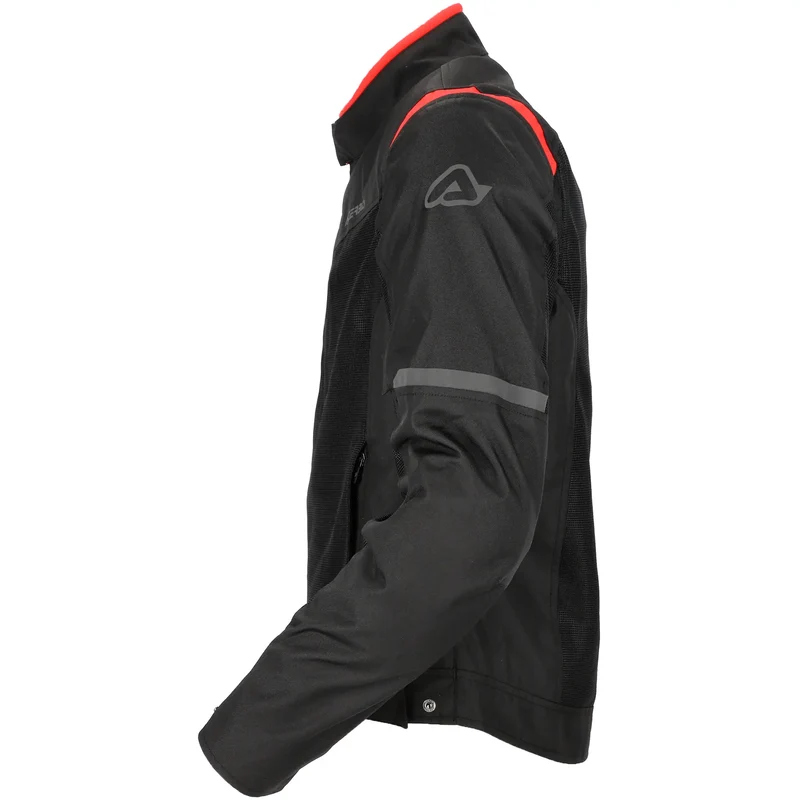 Chaqueta Acerbis CE Ramsey My Vented 2.0 Man - Negro/Rojo