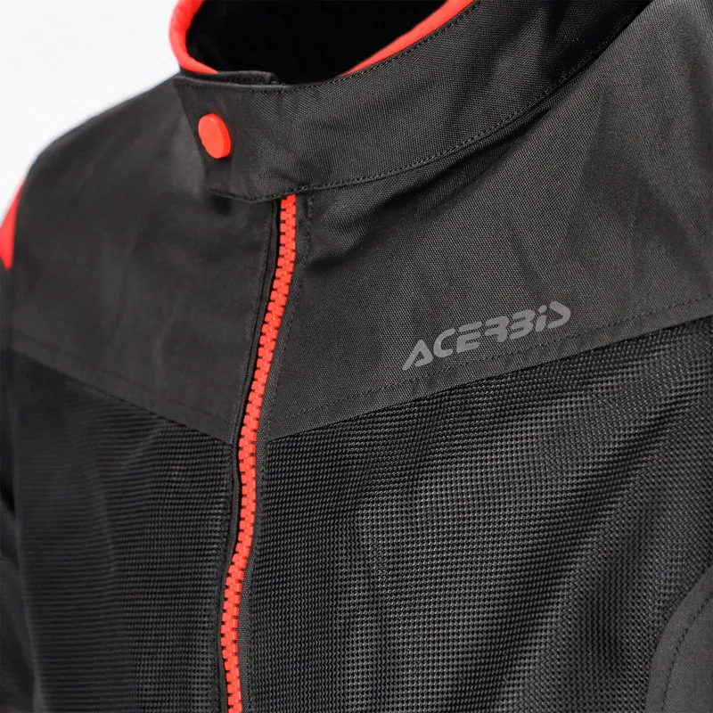 Chaqueta Acerbis CE Ramsey My Vented 2.0 Man - Negro/Rojo
