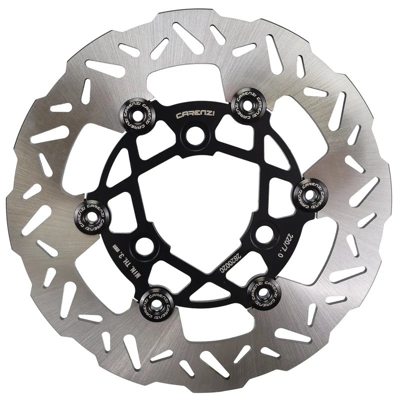 Disco de freno delantero flotante Yamaha Aerox 50 d.220mm Carenzi