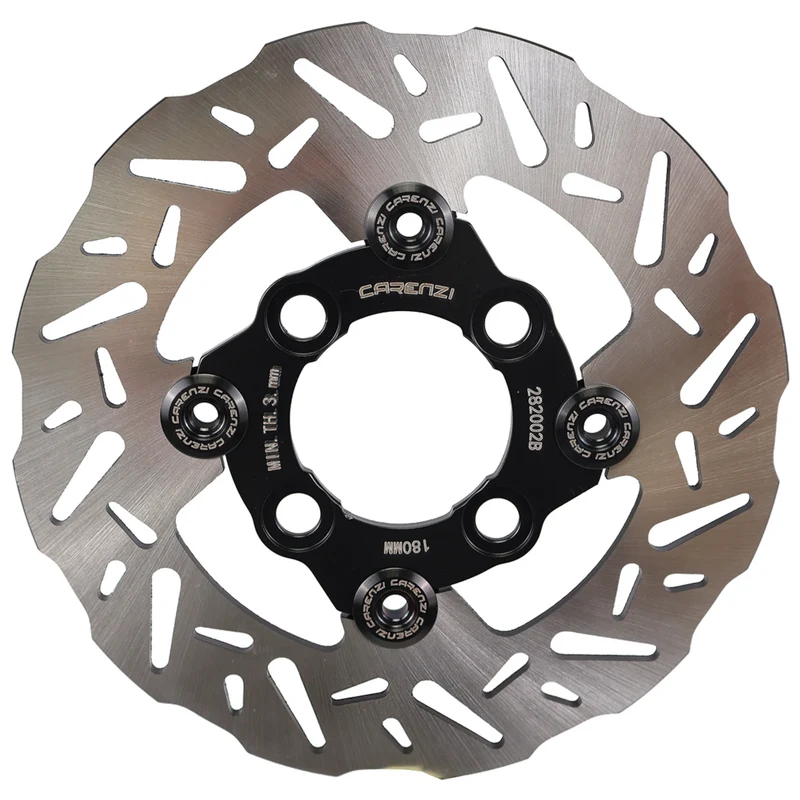 Disco de freno delantero flotante Yamaha BW'S 50 04-16 / MBK Booster 50 99-16 d.180mm Carenzi