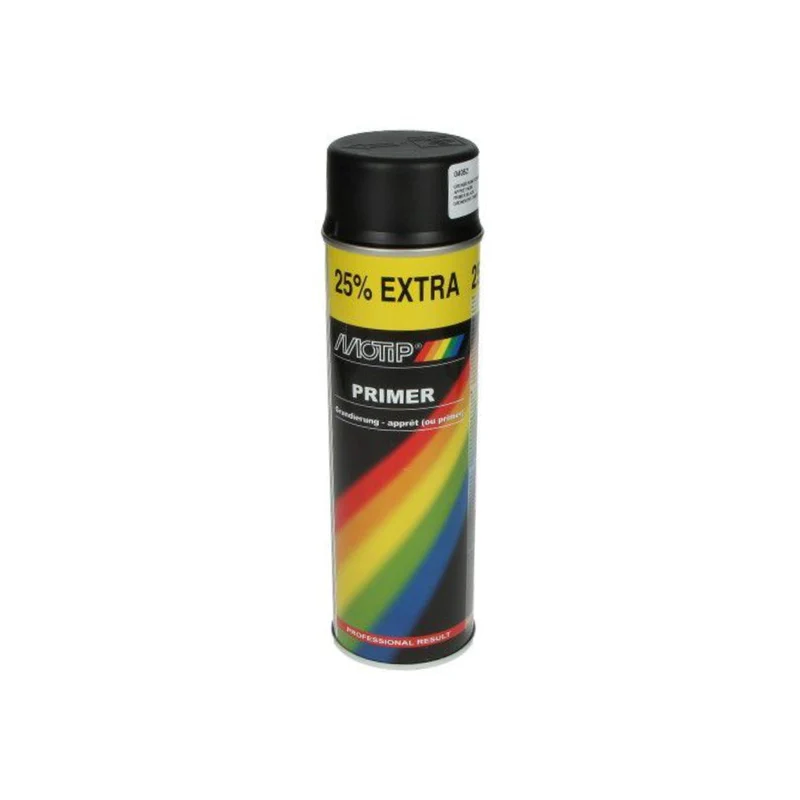 Peinture en Spray Apprêt Noir Motip 500ML