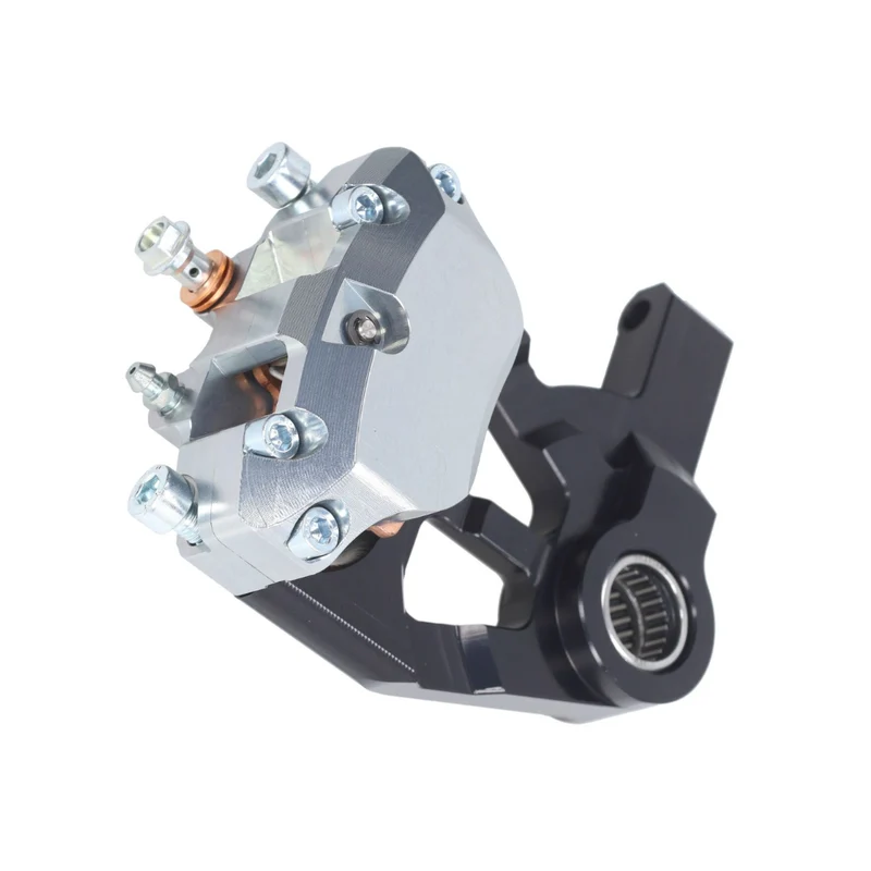 Kit étrier de frein Polini 4 pistons et siège d'essieu CNC Piaggio Zip SP