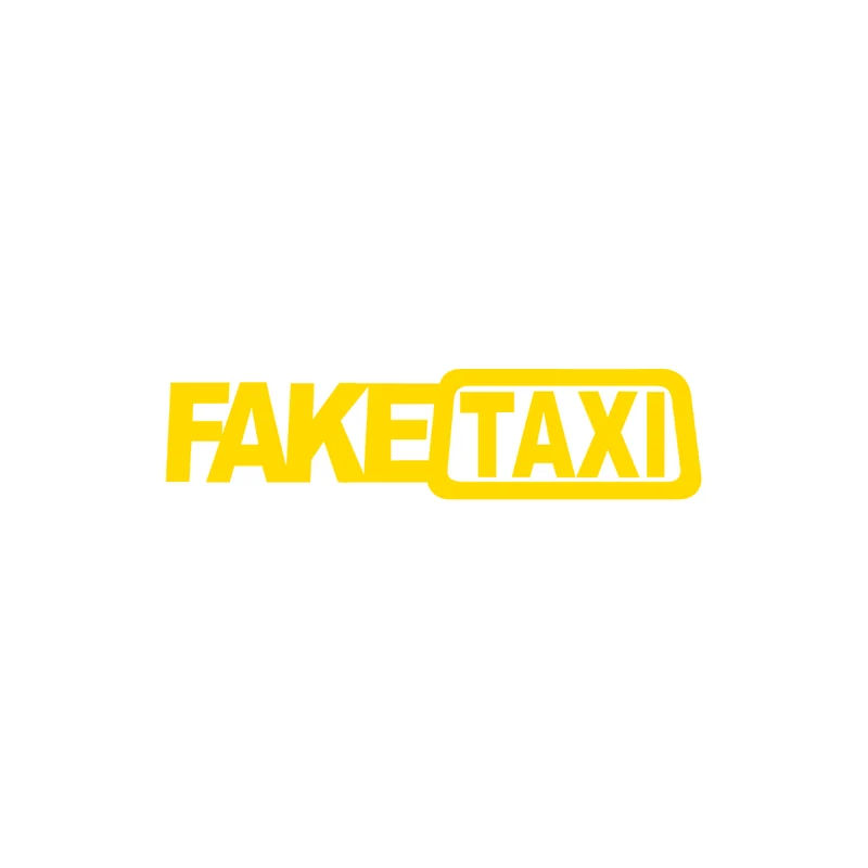 Autocollant FakeTaxi - 15x3.6CM
