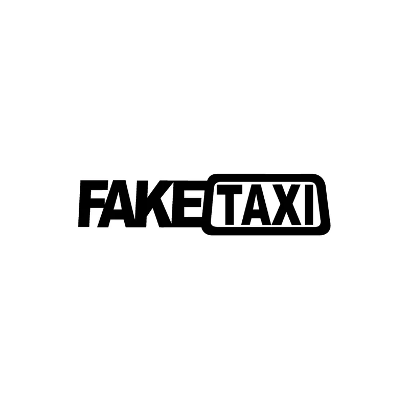 Autocollant FakeTaxi - 15x3.6CM