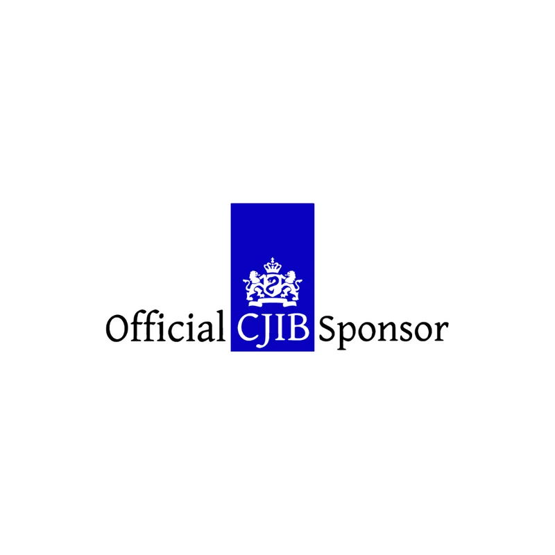 Autocollant Sponsor Officiel du CJIB - 19x8,2CM