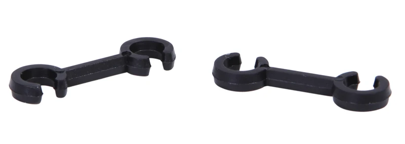 100 x câble Elvedes Clips 4 - 5mm PVC