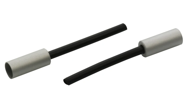 50x embout gaine Elvedes Ø5x14mm aluminium Silver